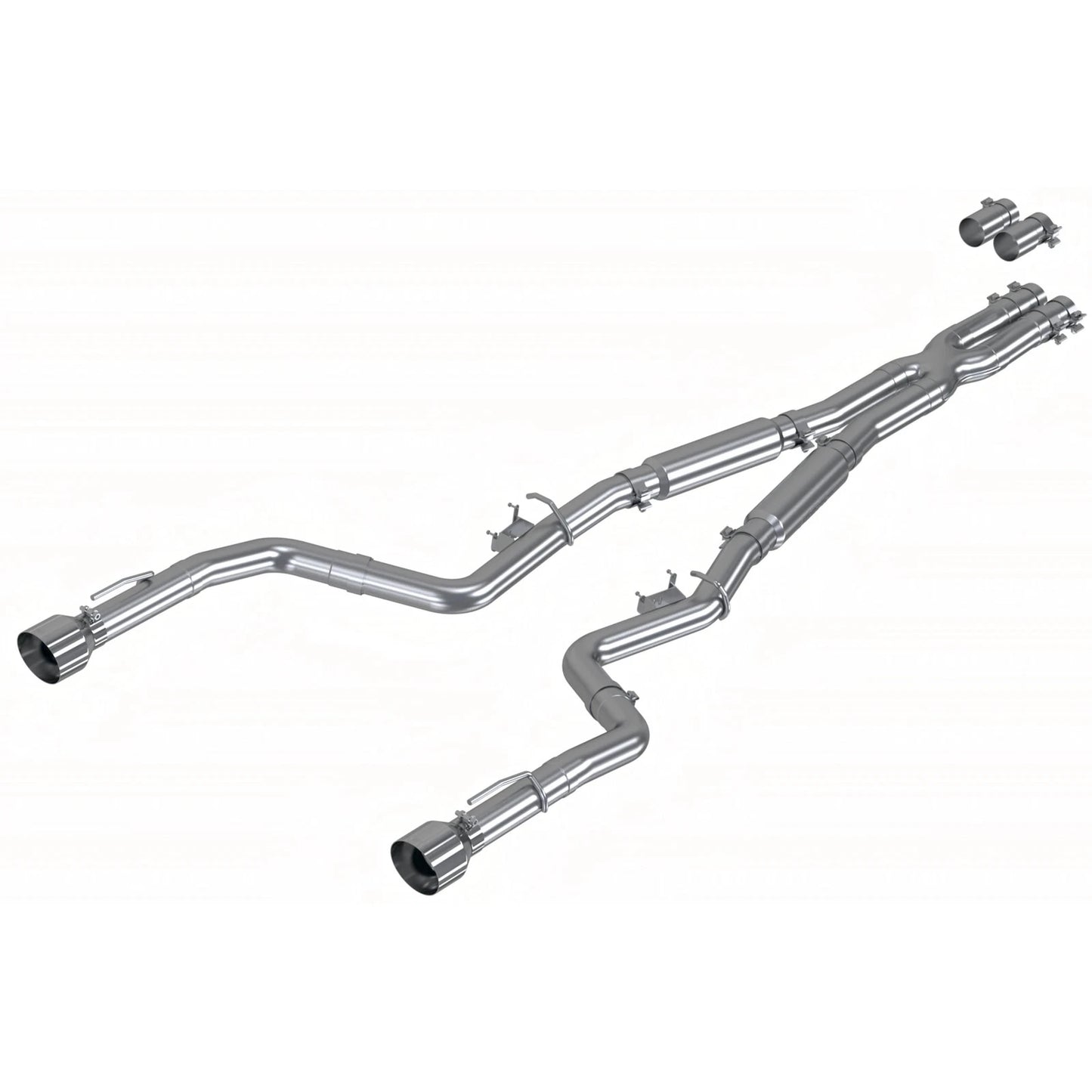 MBRP 3in Dual Rear Exit Aluminized Catback Exhaust | Dodge Charger 5.7L (17-21) (S7117AL)
