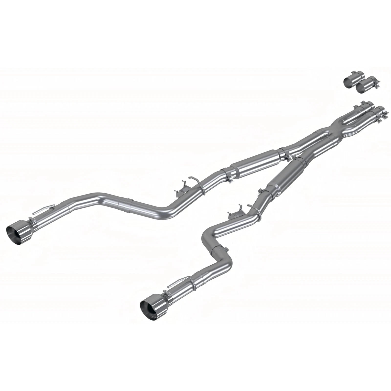 MBRP 3in Dual Rear Exit Aluminized Catback Exhaust | Dodge Charger 5.7L (17-21) (S7117AL)
