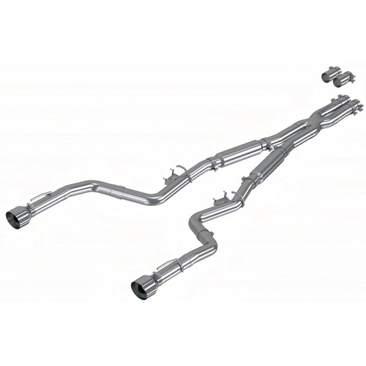 MBRP 3in Dual Rear Exit Aluminized Catback Exhaust | Dodge Charger 5.7L (17-21) (S7117AL)