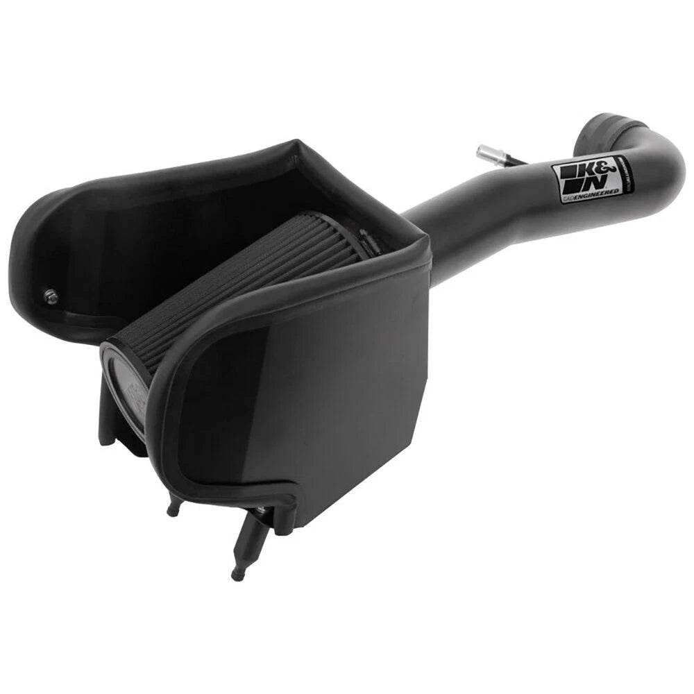 K&N 2018 Jeep Wrangler JL V6-3.6L F/I Blackhawk Performance Intake Kit | Jeep Wrangler (18+) (71-1576)