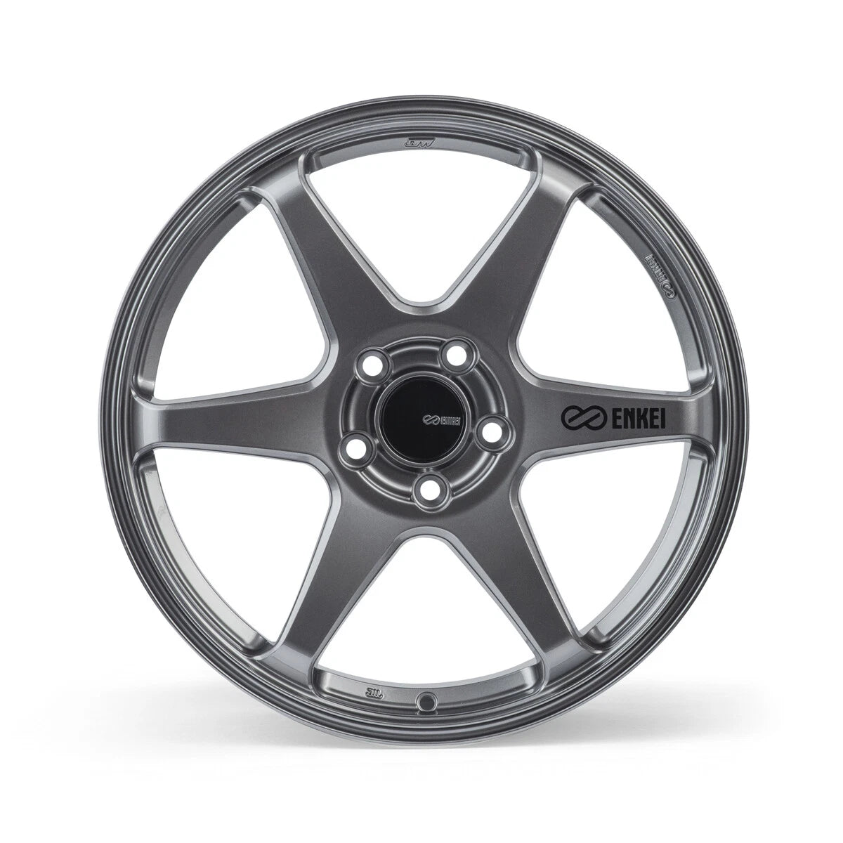 Enkei T6R Gloss Gunmetal | 17x8" +40mm | 5x114.3mm Wheel