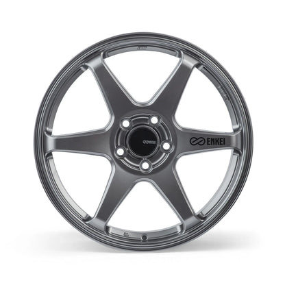 Enkei T6R Gloss Gunmetal | 17x8" +40mm | 5x114.3mm Wheel