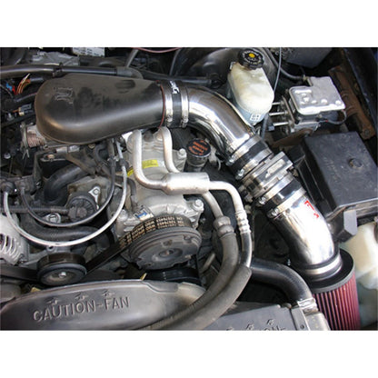 Injen 4.3L V6 Wrinkle Black Power-Flow Air Intake System | Chevrolet Blazer / Gmc S15 Jimmy / S10 Blazer / Sonoma / Porsche Cayenne (73-12)(PF7021WB)