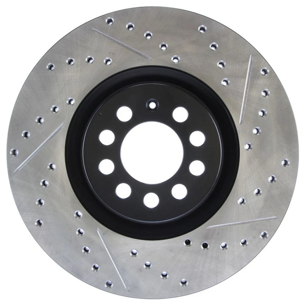 StopTech 127.33062L Front Left Drilled Brake Rotor for 00-03 S3 / 99-07 Audi TT