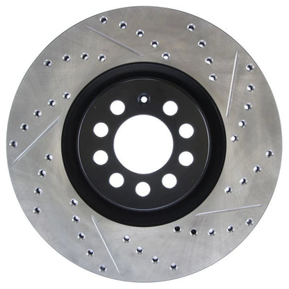 StopTech 127.33062L Front Left Drilled Brake Rotor for 00-03 S3 / 99-07 Audi TT