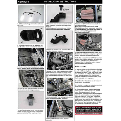 K&N 16-18 Chevrolet Malibu 1.5L Turbo Performance Intake | Chevrolet Malibu (16-18) (63-3106)