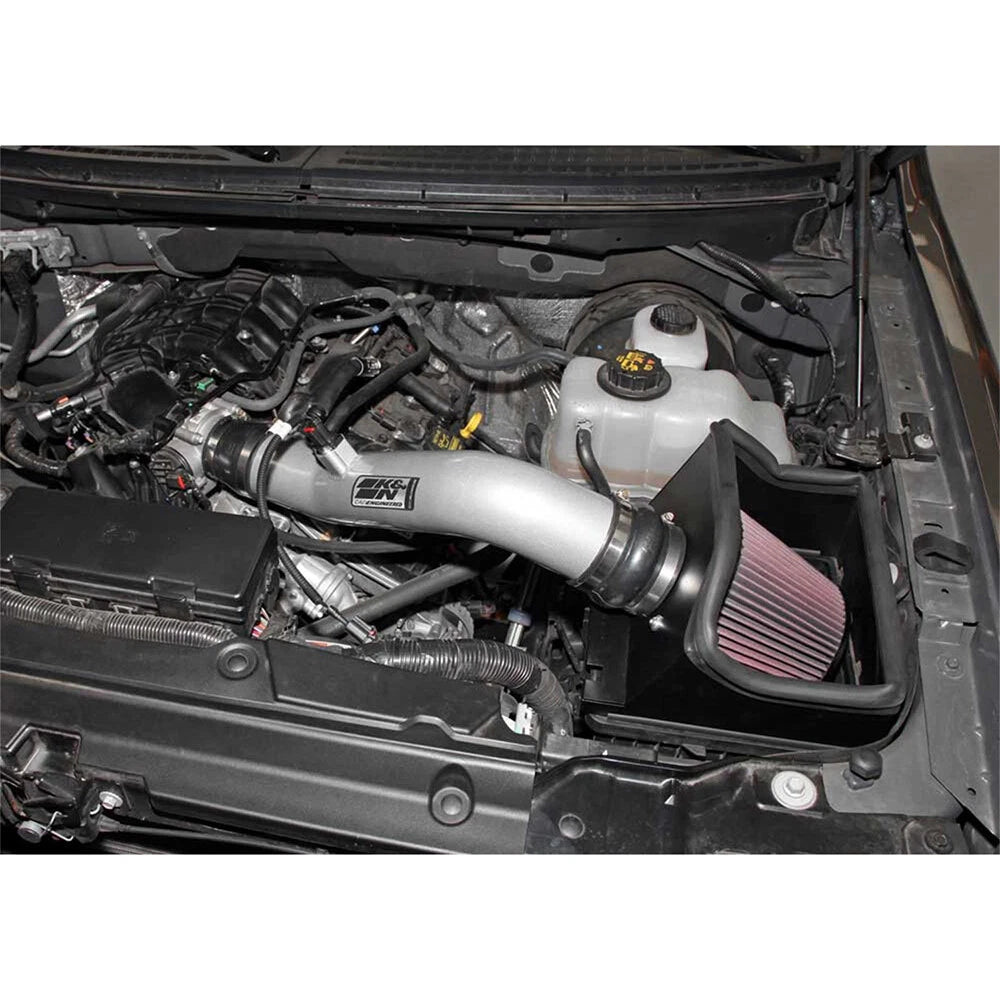 K&N 12-13 Ford F150 3.7L V6 High-Flow Performance Intake | Ford F150 (12-13) (77-2585KS)