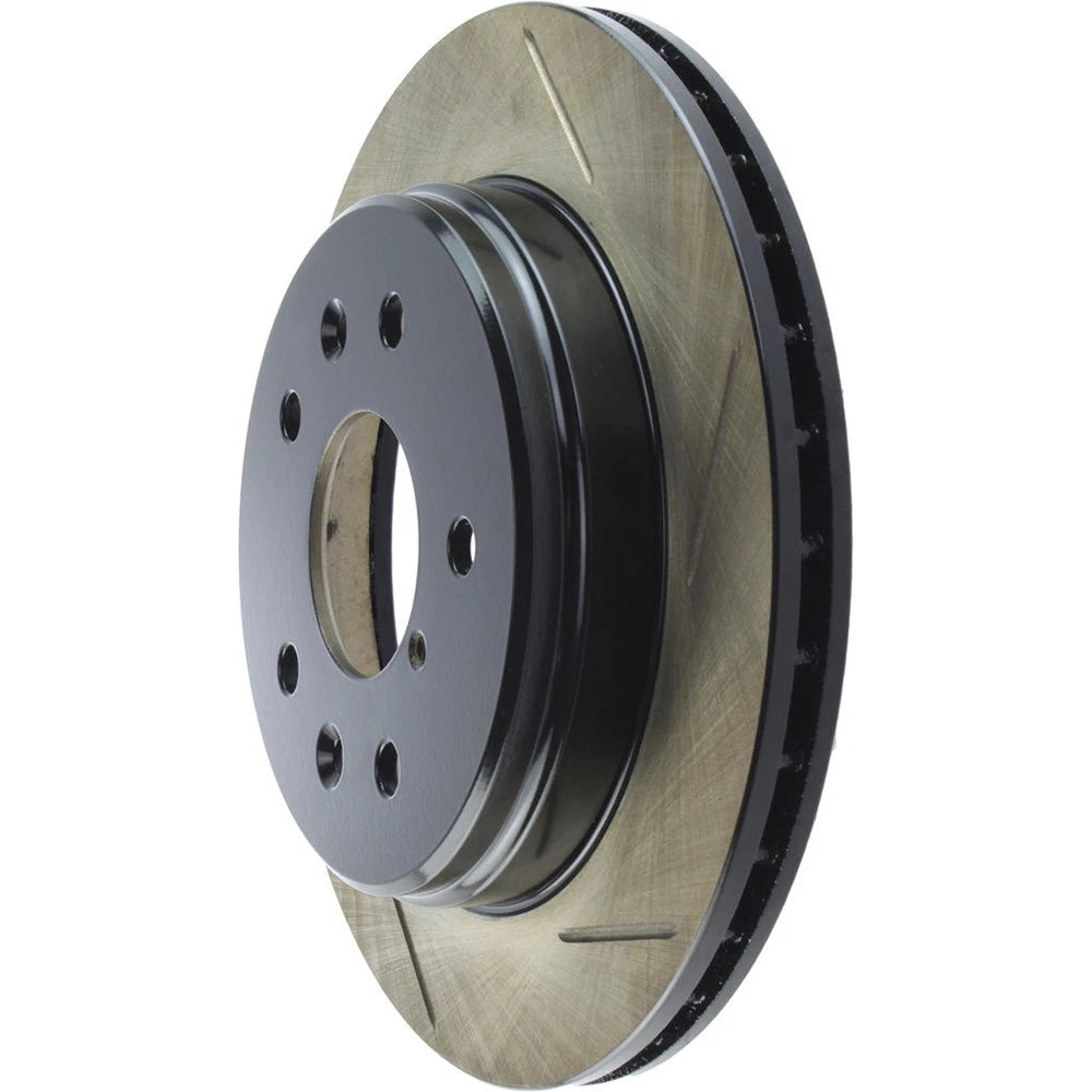 StopTech 126.45024SL Rear Left Slotted Brake Disc Rotor for 1986-1992 Mazda RX-7