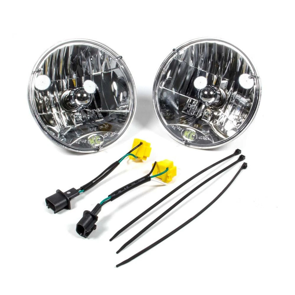 KC HiLiTES 07-18 Jeep JK H4 Headlight Conversion Kit | Jeep Wrangler JK (42302)