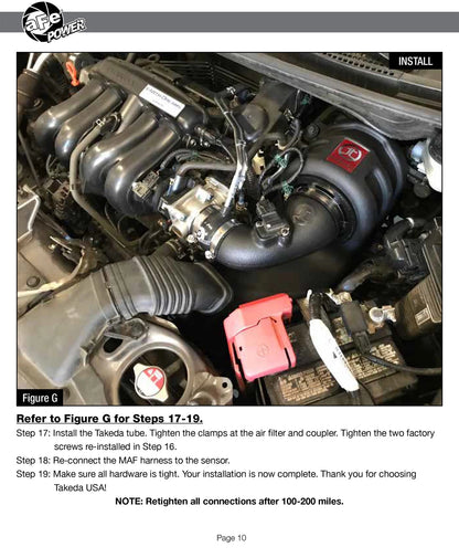 aFe Takeda Momentum Pro DRY S Cold Air Intake | Honda Fit I4-1.5L (15-18) (56-70001D)
