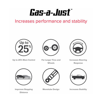 KYB Gas-A-Just High Pressure Monotube Adaptive Rear Shock | Lexus GS350 RWD (13-20) (7240000)