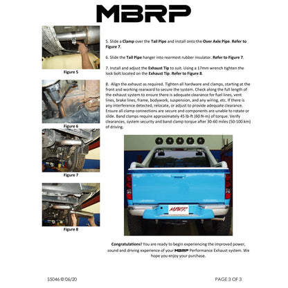 MBRP 2.5in Cat-Back Exhaust Single Side Exit | Chevy/GMC Colorado/Canyon (04-10) (S5046409)