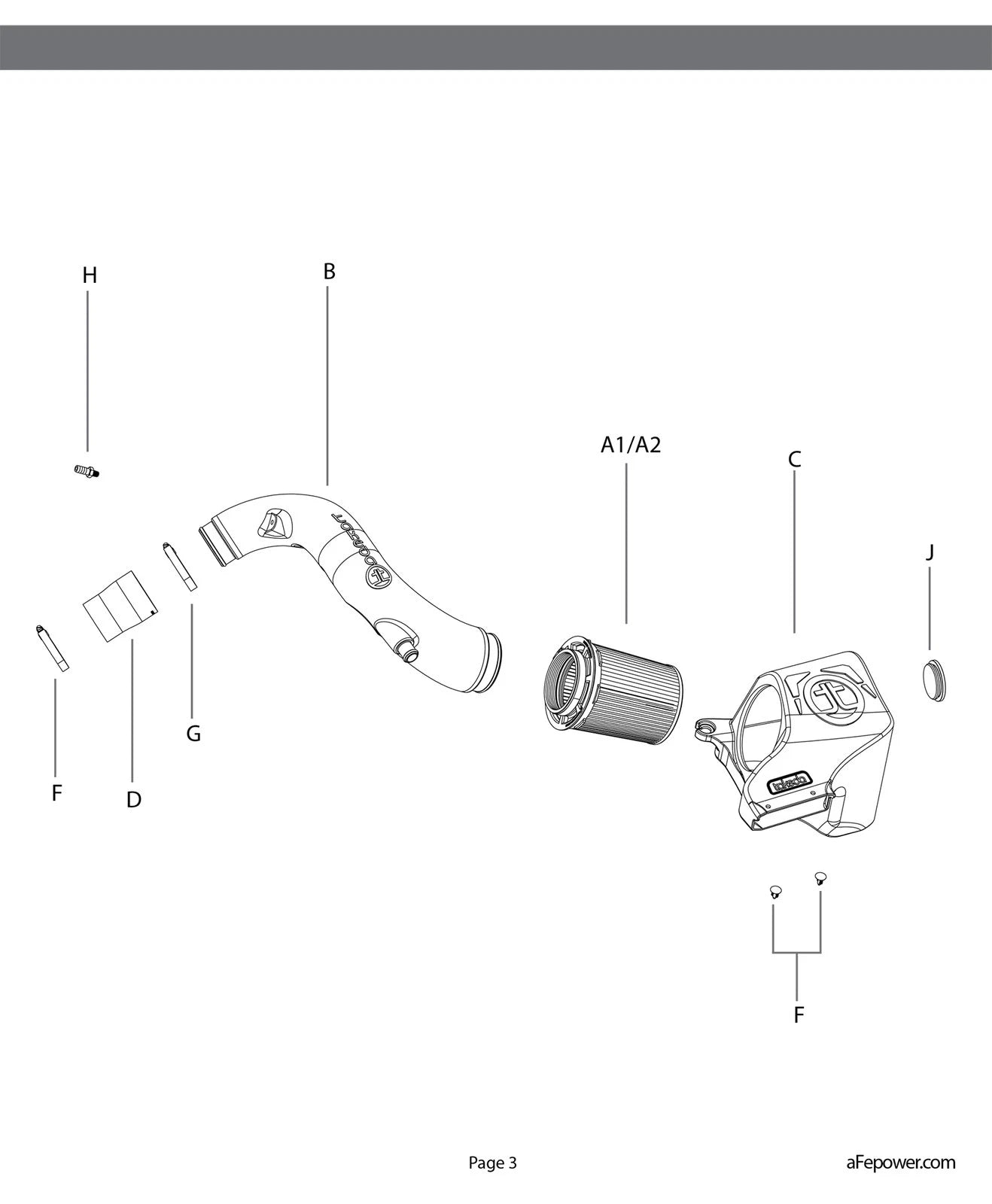 aFe Takeda Momentum Cold Air Intake w/ Pro DRY S Filter | Hyundai Elantra Sport L4 1.6T (17-20) (56-70005D)