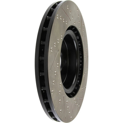 Stoptech Slotted And Drilled Brake Rotor | 2005-2010 Subaru WRX STI (127.47022L)