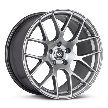 Enkei Raijin Hyper Silver | 18x8" +35mm | 5x112mm Wheel