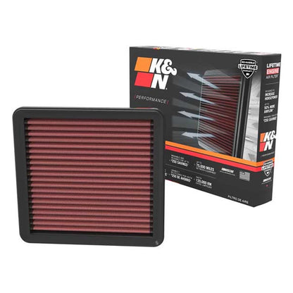 K&N 33-5118 Performance Air Filter for 2020-2023 i30 / 2021-23 Elantra 1.6L 2.0L