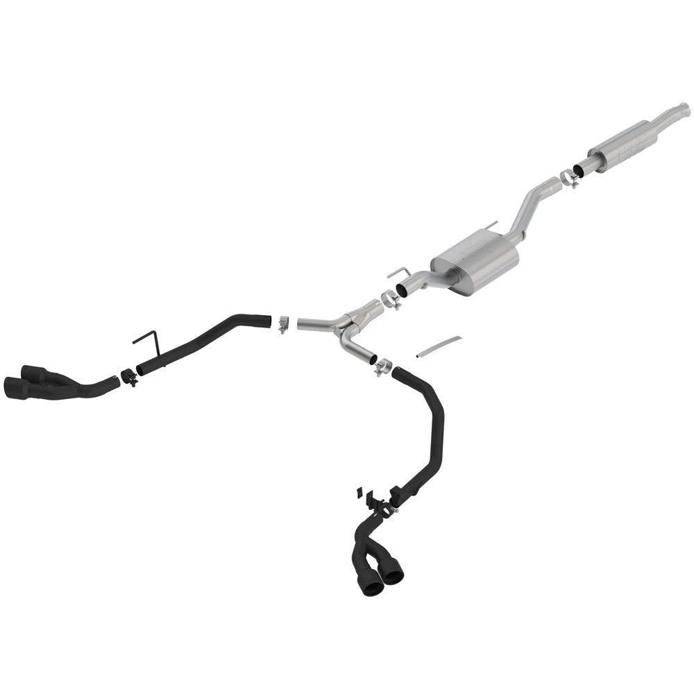 Borla Cat-Back Exhaust System - ATAK | 2020-2020 Jeep Gladiator 3.6L (140816CB)