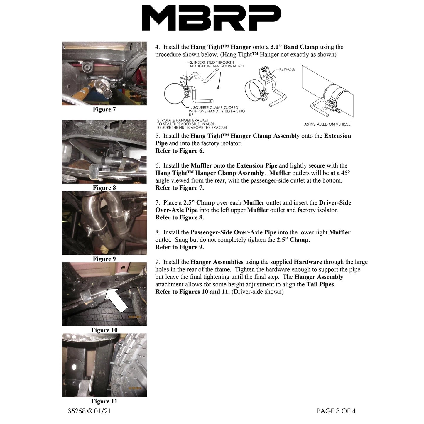 MBRP 3in Cat-Back Dual Split Rear Exit AL Exhaust System | Ford F-150 5.0L (15) (S5258AL)