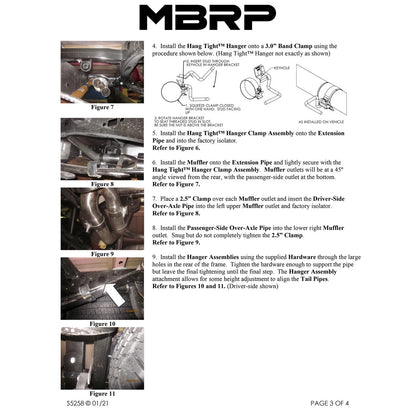 MBRP 3in Cat-Back Dual Split Rear Exit AL Exhaust System | Ford F-150 5.0L (15) (S5258AL)