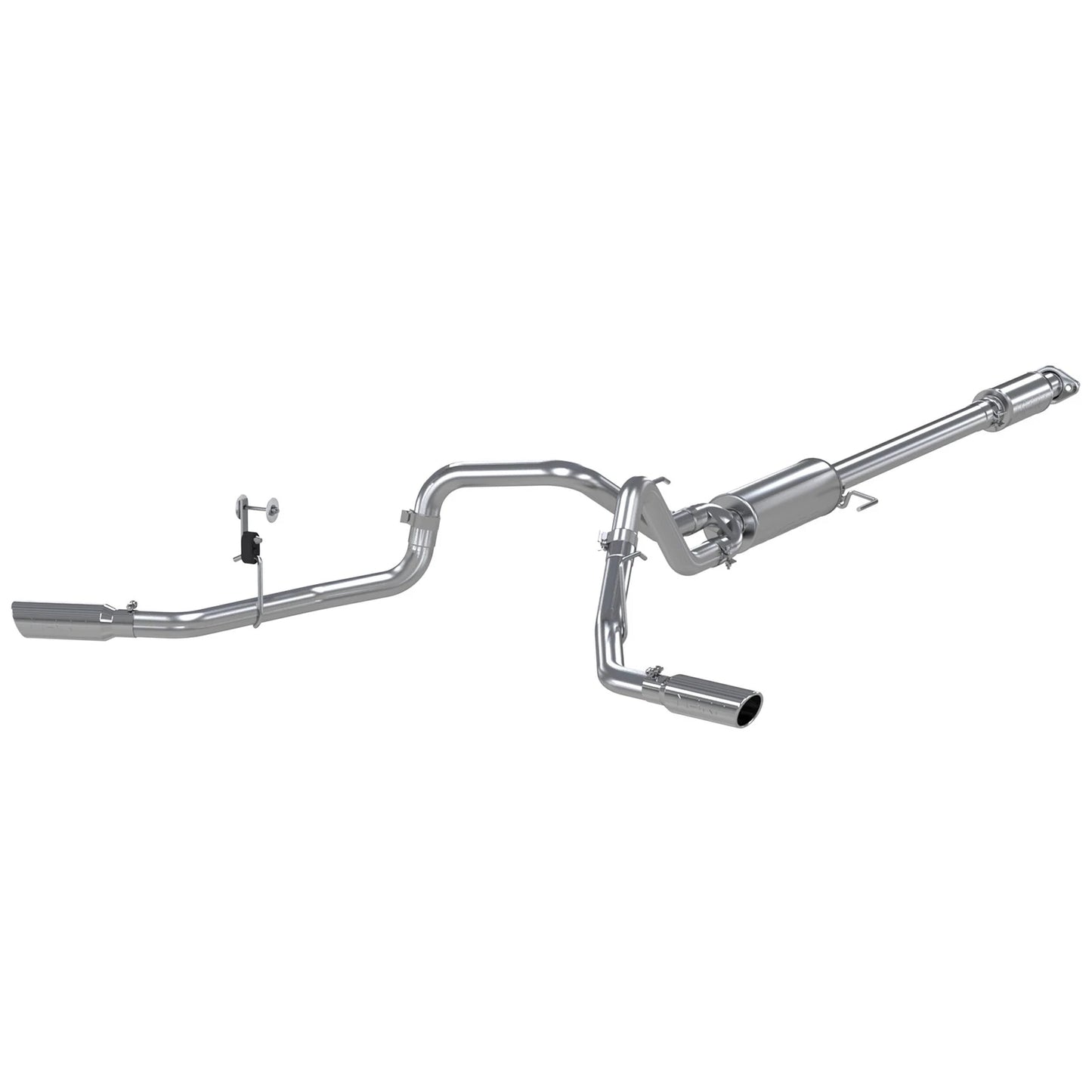 MBRP 3in Cat-Back Dual Split Side Exit AL Exhaust System | Ford F-150 5.0L (15) (S5257AL)