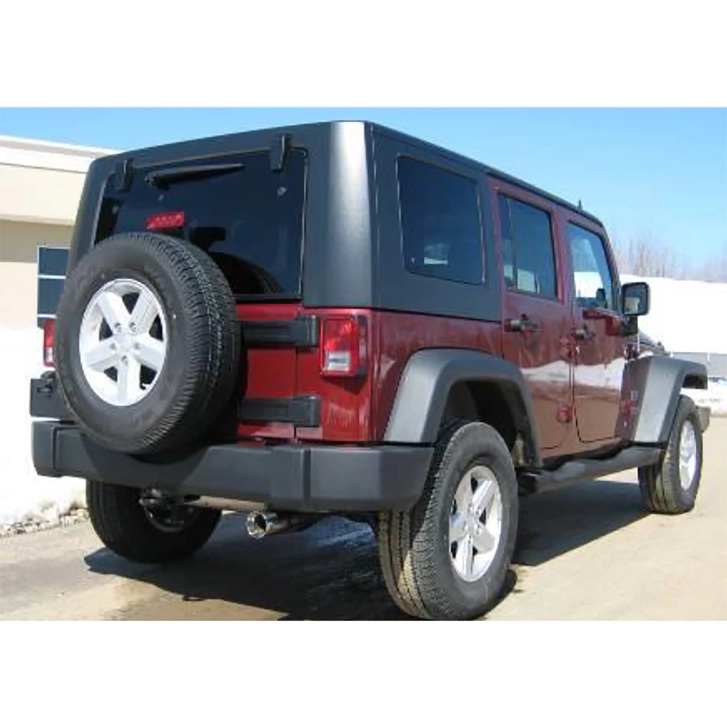 MBRP 2.5in. Alum Cat-Back Single Rear Exit Exhaust | Jeep Wrangler/Rubicon 3.6L (S5526AL)