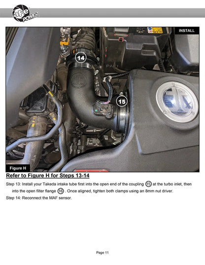 aFe Takeda Momentum Pro DRY S Cold Air Intake | Mazda 3 L4 2.5L (21-22) (56-70045D)