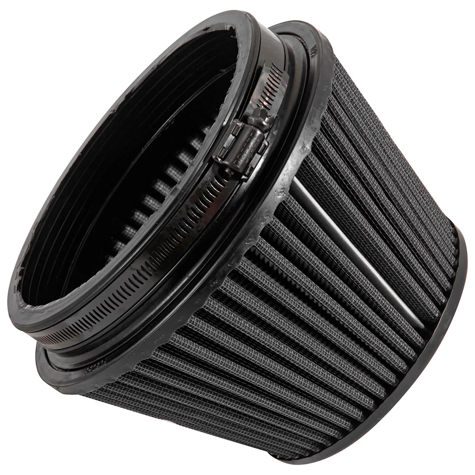 K&N RU-3106HBK Universal Round Tapered High Flow Washable Air Filter for Intake