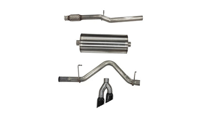 CORSA Sport / 3.0 in Cat-Back SSE w/ Twin Tips | Silverado/Sierra 19-25 5.3L (21030BLK)