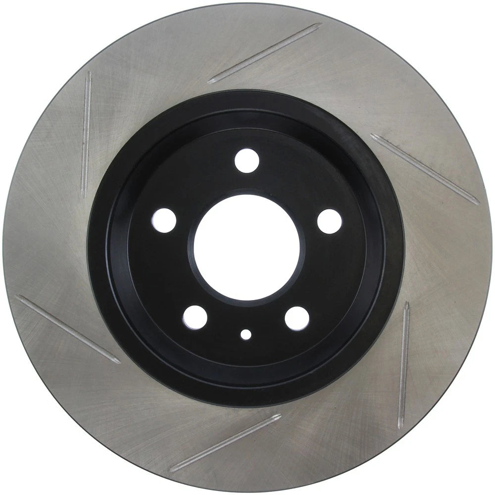 StopTech 126.33127SL Rear Left Slotted Brake Rotor for 09-19 Audi A4 / 09-17 Q5