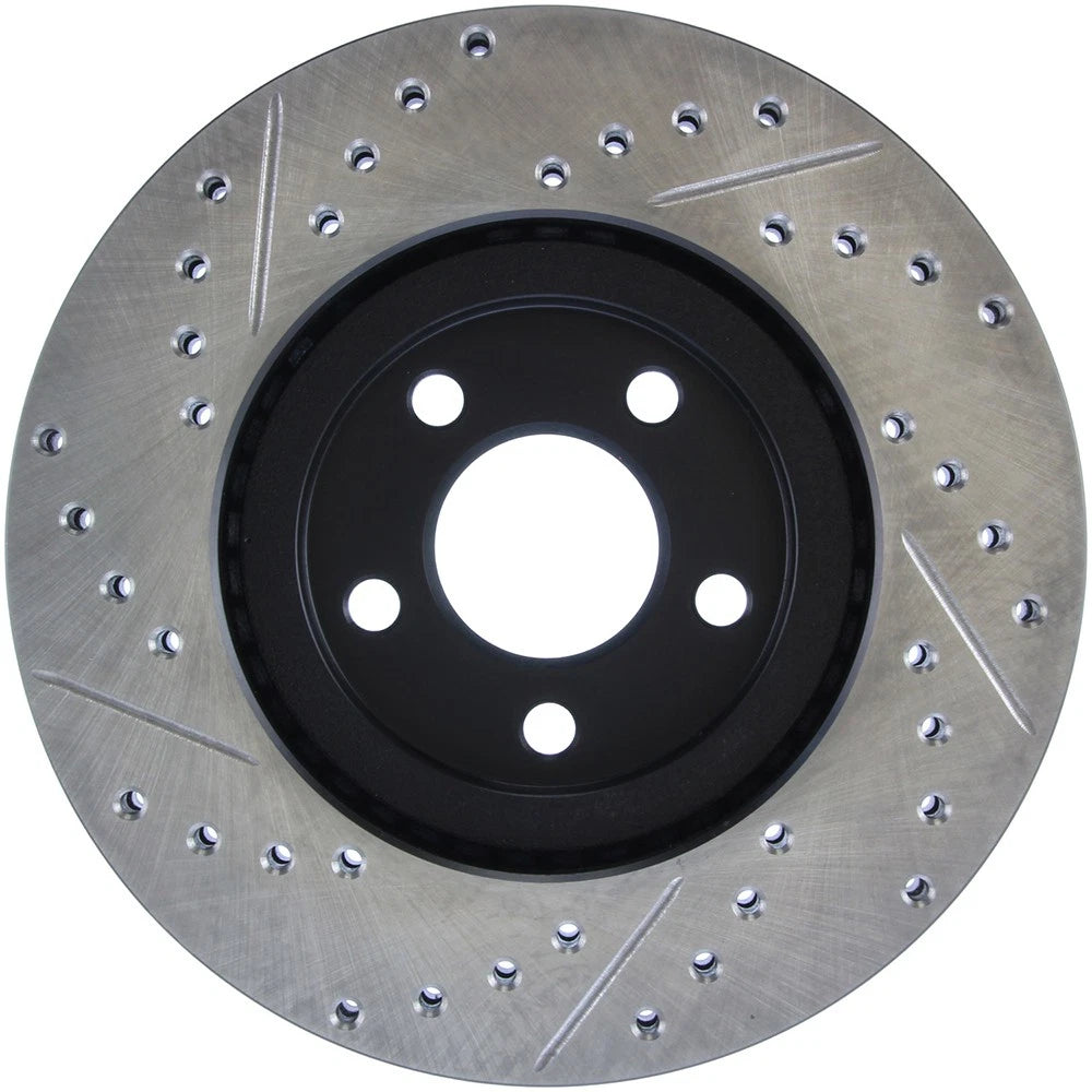 StopTech 127.63053L Front Left Drilled Disc Brake Rotor for 2003-2005 Dodge Neon