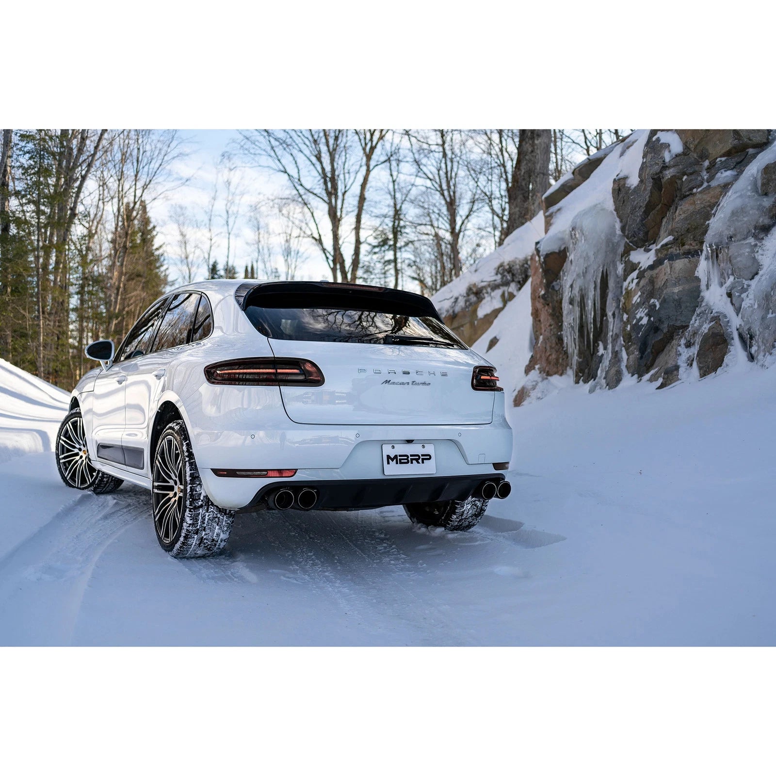 MBRP Pro Series Axle-Back Dual Rear Exit Exhaust | Porsche Macan S/GTS/Turbo (14+) (S56023CF)