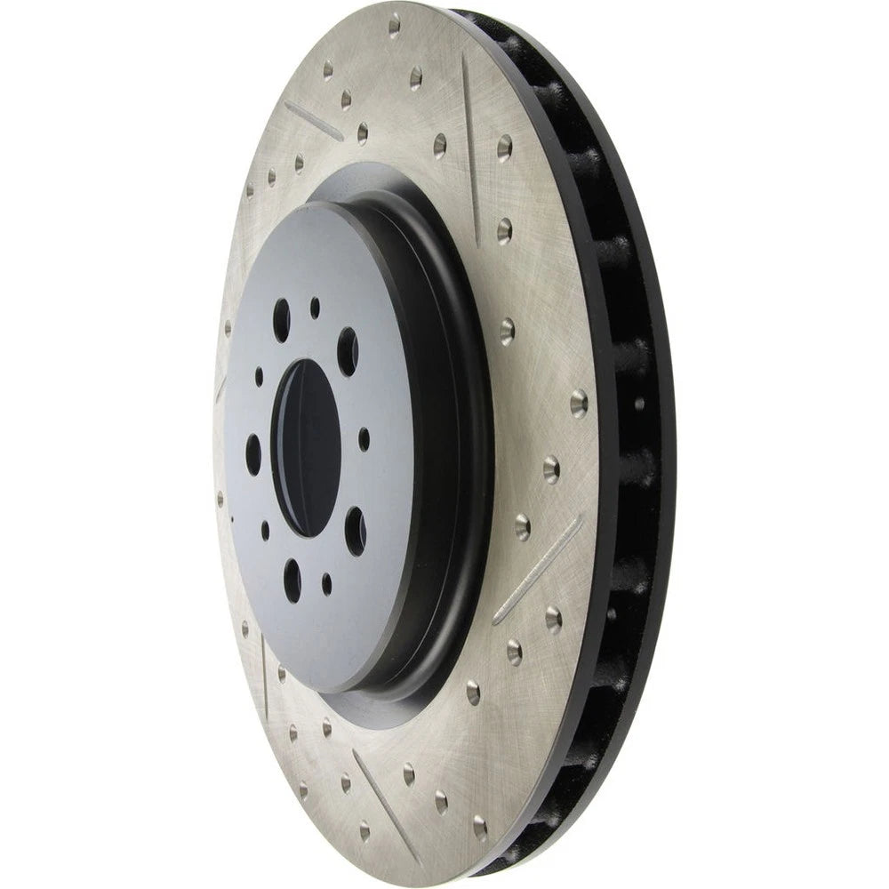 StopTech 127.39036L Rear Left Drilled Disc Brake Rotor for 2004-07 Volvo S60 V70