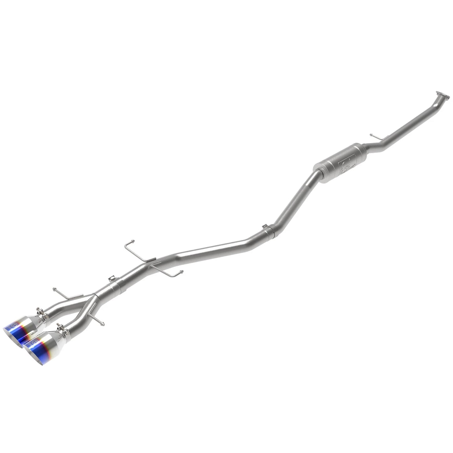 aFe Takeda 2.5in SS Cat-Back Exhaust w/ Blue Flame Tips | Honda Civic Si Coupe (17-20) (49-36620-L)