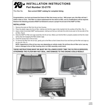 K&N Engineering IS300 Drop In Air Filter