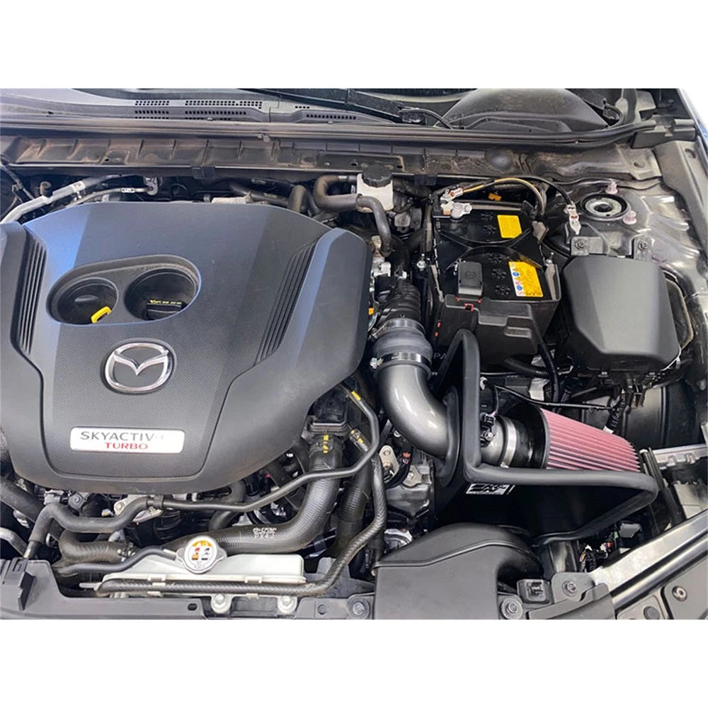 K&N 2021 Mazda 3 2.5L Turbo L4 Silver Typhoon Intake | Mazda 3 (21+ ) (69-6036TC)
