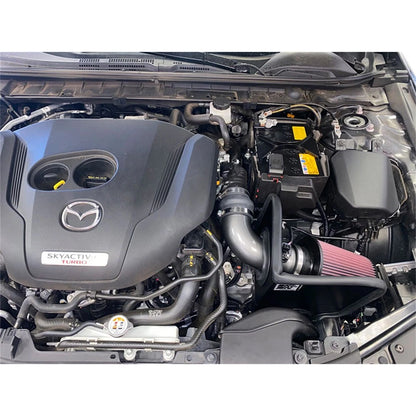 K&N 2021 Mazda 3 2.5L Turbo L4 Silver Typhoon Intake | Mazda 3 (21+ ) (69-6036TC)