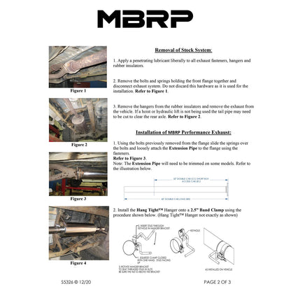 MBRP 2.5in. T409 Cat-Back Single Side Exit Exhaust | Toyota Tacoma 4.0L EC/CC (05-13) (S5326409)