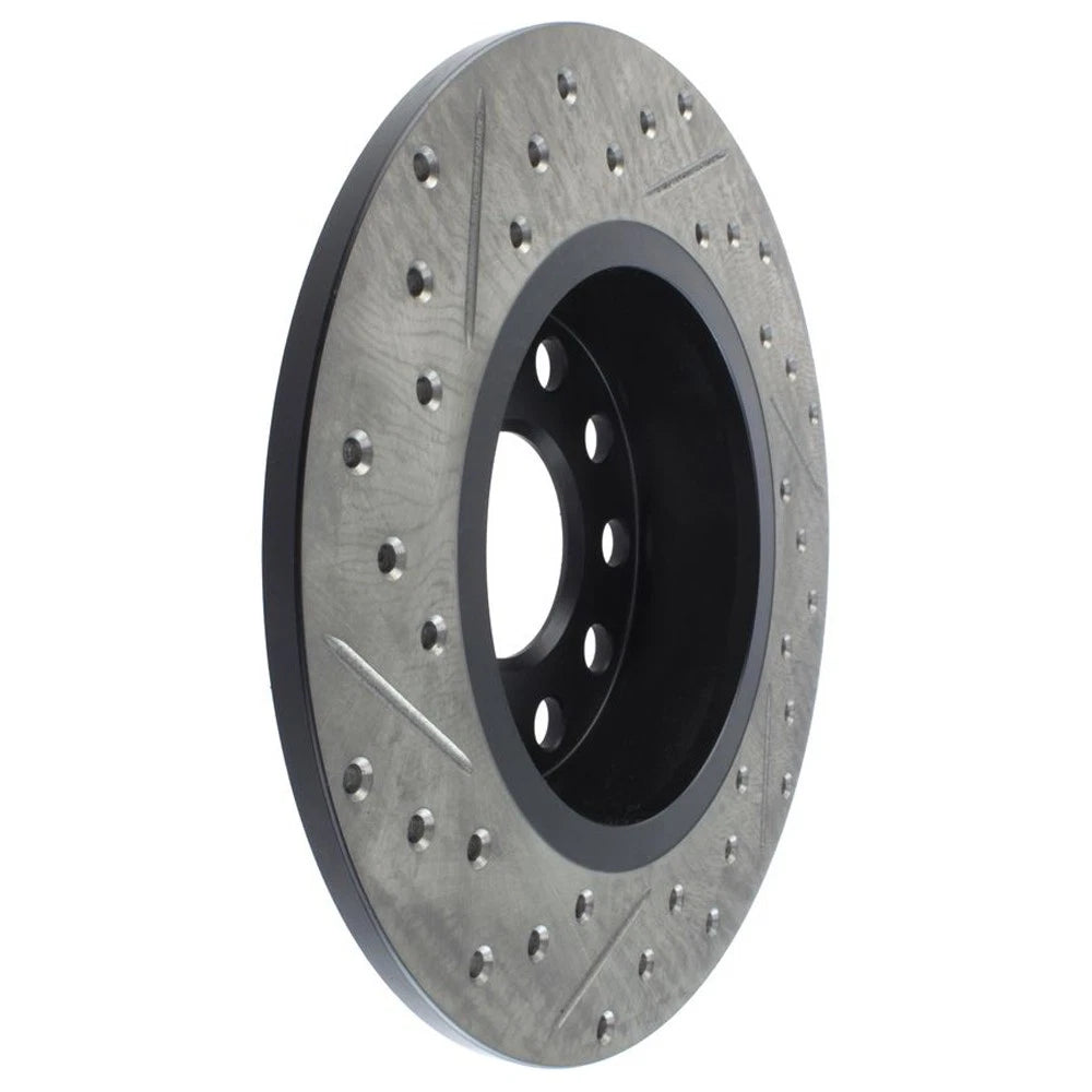 StopTech 127.33131L Rear Left Drilled Disc Brake Rotor for 10-18 Golf GTI Jetta