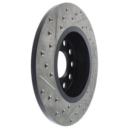 StopTech 127.33131L Rear Left Drilled Disc Brake Rotor for 10-18 Golf GTI Jetta