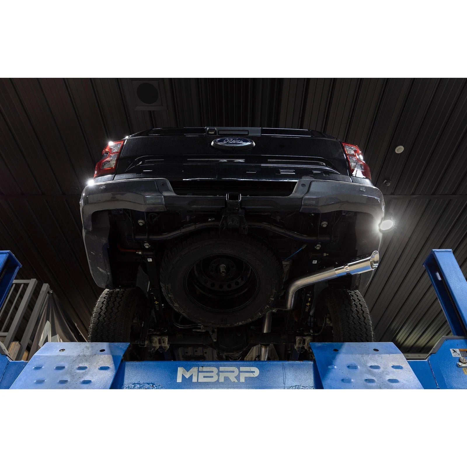 MBRP 3in T304 SS Single Side Outlet Cat Back Exhaust | Ford Ranger (24) (S5269304)