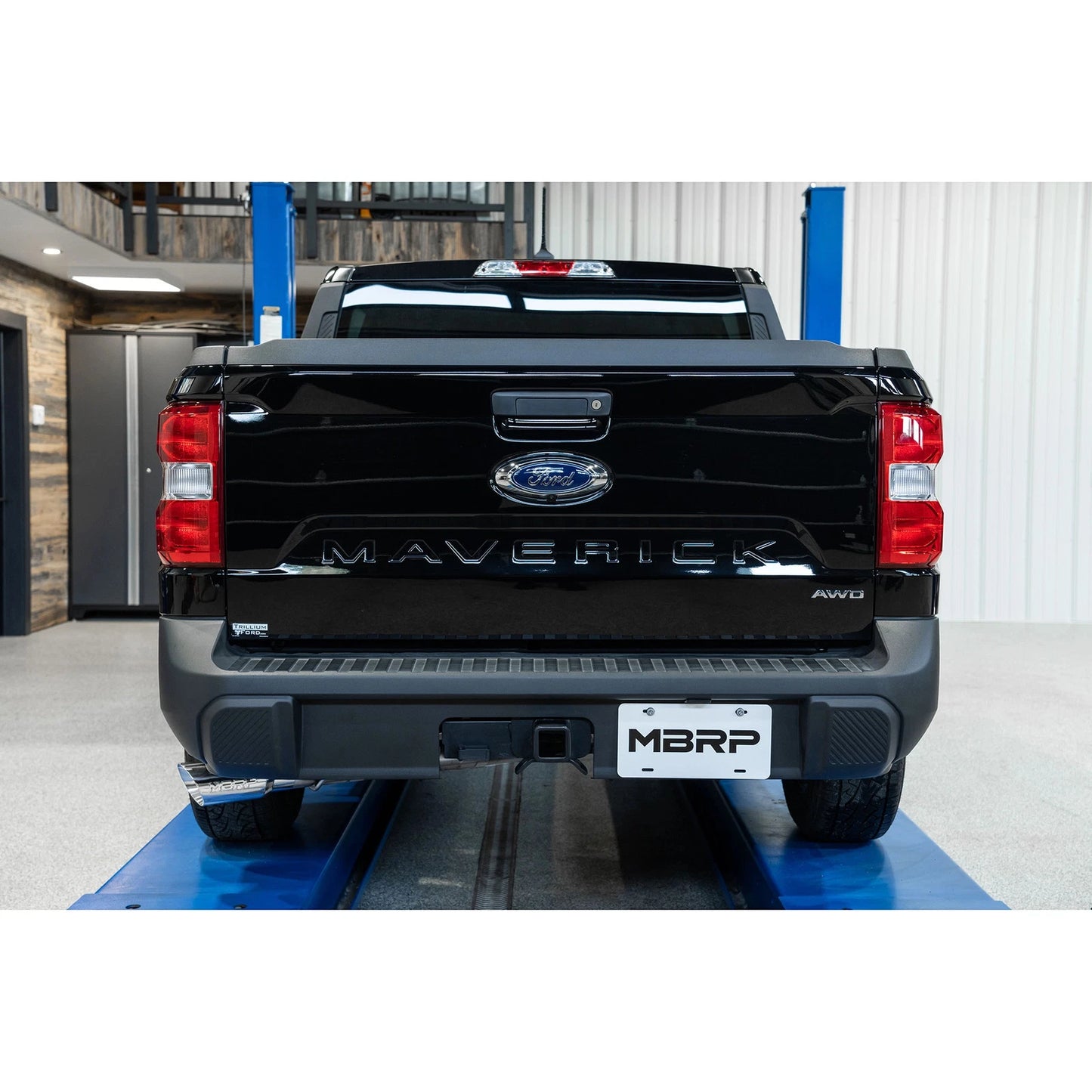 MBRP 4in OD Tip Single Side Exit 3in Cat Back Exhaust | Ford Maverick Aluminized Steel (22+) (S5267AL)
