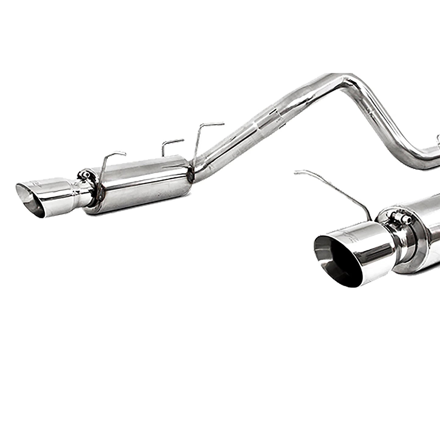 MBRP T304 3in Cat-Back Dual Split Rear Exit Race Exhaust | Ford Shelby GT500 (11-12) (S7260304)