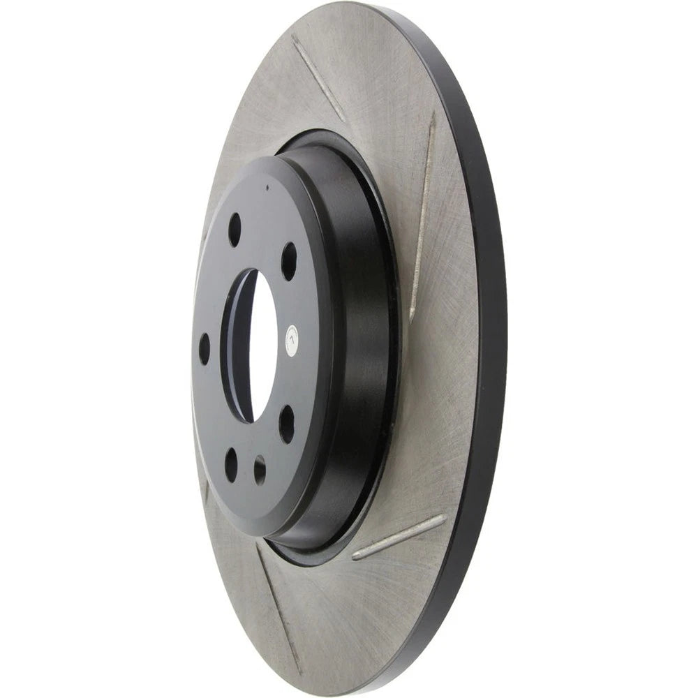 StopTech 126.33127SL Rear Left Slotted Brake Rotor for 09-19 Audi A4 / 09-17 Q5