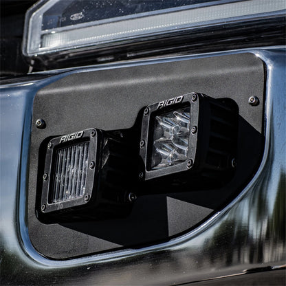 Rigid 46734 D-Series PRO SAE White Fog LED Lights Kit Set 20-24 Ford Super Duty