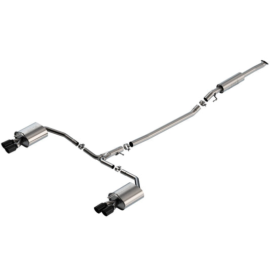 Borla Black Chrome 2.00in 2.75in S-Type Exhaust | Hyundai Sonata N Line (21-23) (140905BC)