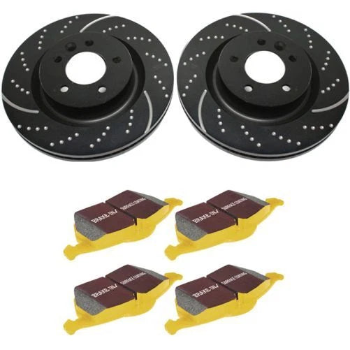 EBC S5KR1218 S5 Kits Yellowstuff Pads and GD Rotor For 2006-2023 Dodge Charger