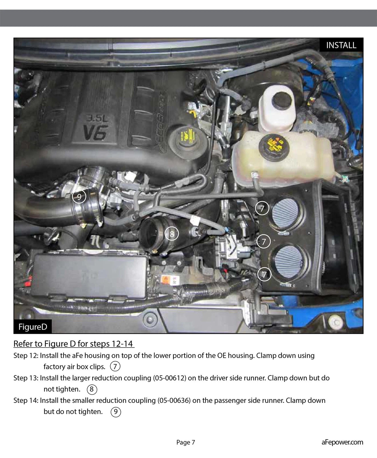 aFe Magnum FORCE Stage-2 Cold Air Intake F&R | Ford F-150 V6 3.5L EcoBoost (12-14) (54-12192)