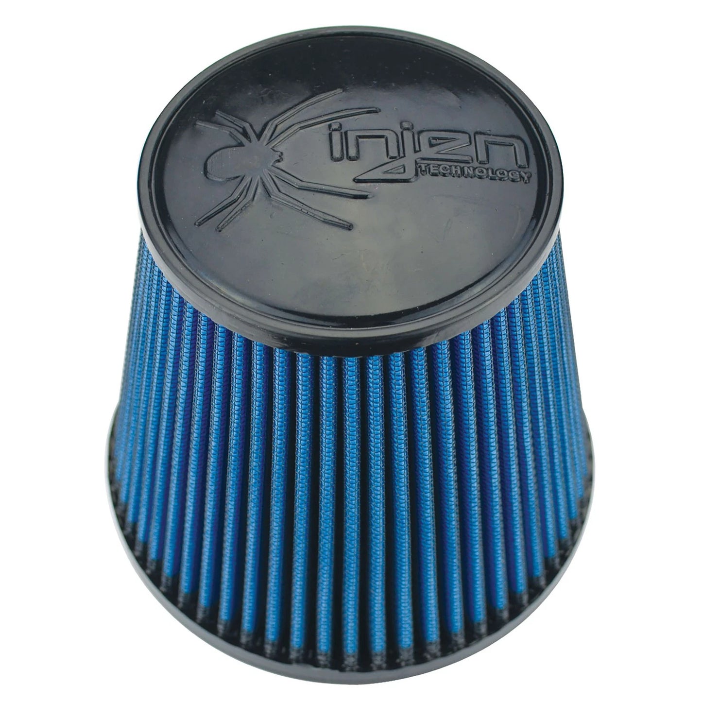 Injen SuperNano-Web Dry Air Filter 4in ID x 5.5in Base x 5.4in Height x 4in Top (X-1128-BB)