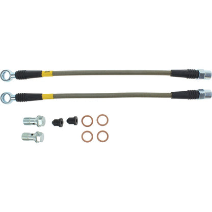 StopTech 950.33502 Rear Braided Brake Line Kit for 1996-09 Audi A4 / 2004-09 S4
