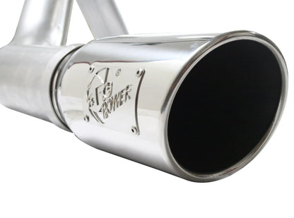 aFe 4in Aluminized Steel Cat-Back Exhaust | Ford F-150 V6 3.5L (11-13) (49-03041-P)
